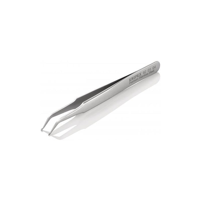 Knipex 92 01 04 Premium Stainless Steel Positioning Tweezers-45°Angled-SMD
