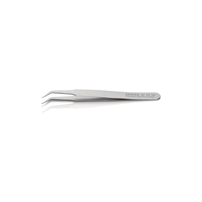 Knipex 92 01 04 Premium Stainless Steel Positioning Tweezers-45°Angled-SMD