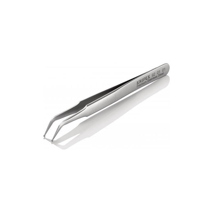 Knipex 92 01 01 Premium Stainless Steel Positioning Tweezers-45°Angled-SMD