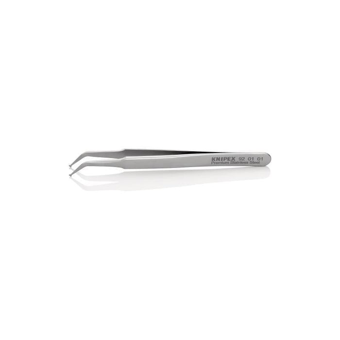 Knipex 92 01 01 Premium Stainless Steel Positioning Tweezers-45°Angled-SMD