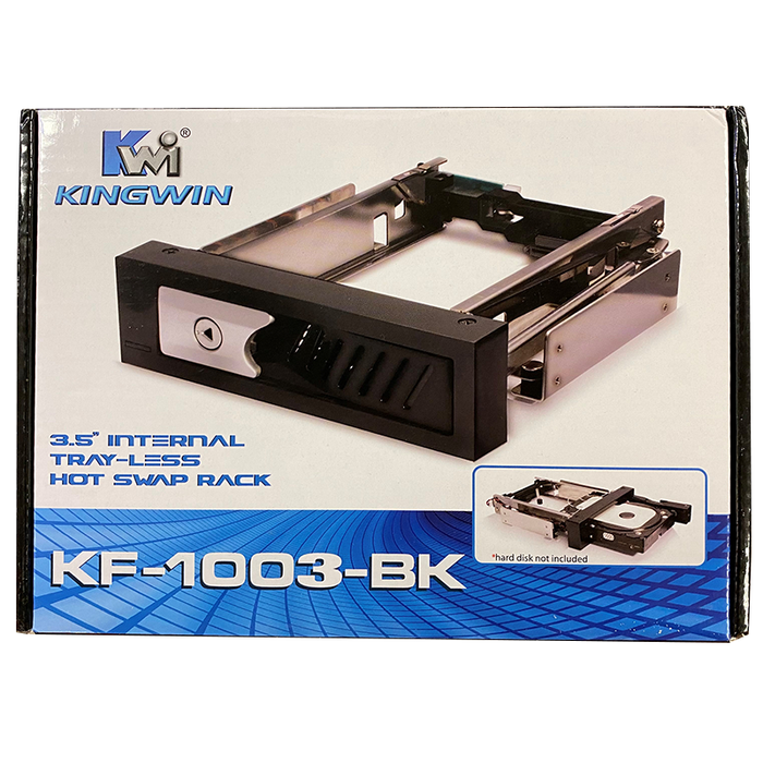 Kingwin KF-1003-BK 3.5" Internal Tray-less Hot Swap Rack