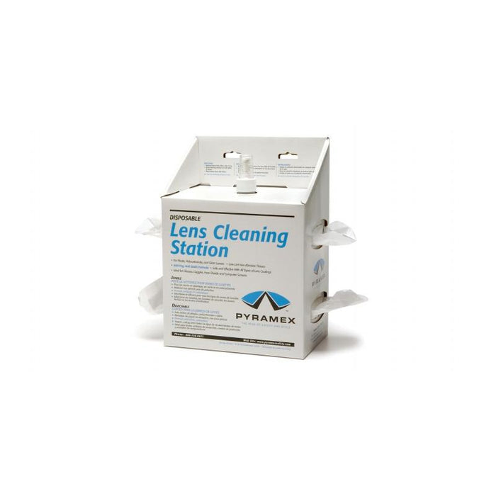 Pyramex LCS20 Lens Cleaning Station With 16 oz. Cleaning Solution 1200 Tissues