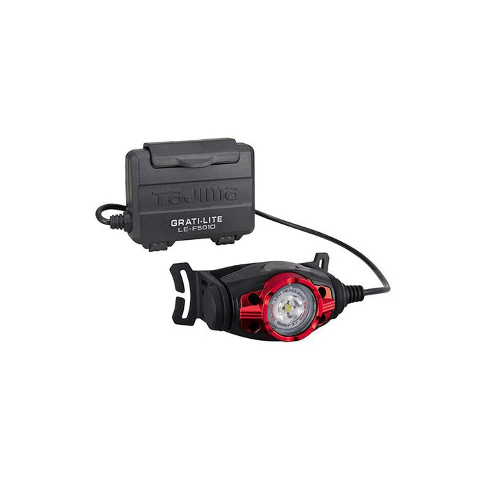 Tajima Tool LE-F501D GRATI-LITE Wide Angle Beam Headlamp with Separate Battery Compartment 500 lm