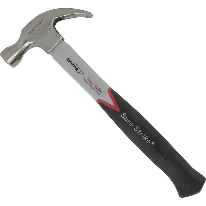 Estwing MRF20C Sure Strike 20 Oz Fiberglass Curved Claw Hammer