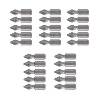 Vessel Tools NTPH1254P25K Neck Torsion Power Bits, PH1 x 25.4 mm, Bulk 25 Pc.