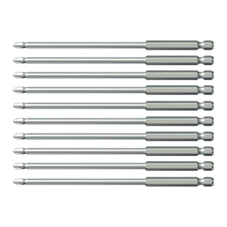 Vessel Tools NTPH2150P10K Neck Torsion Power Bits, PH2 x 150 mm, Bulk 10 Pc.