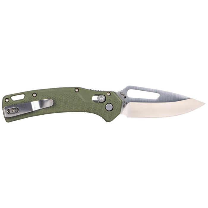Klein Tools OGK000GNT Resurgence Hunting Pocket Knife, Green & Drop Point