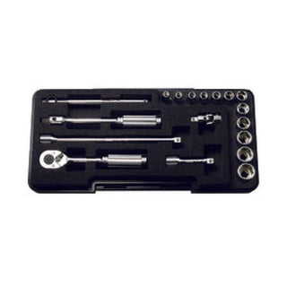 Ko-Ken P2251M 1/4 Sq. Dr. Socket set 6 point Plastic Case 18 pieces