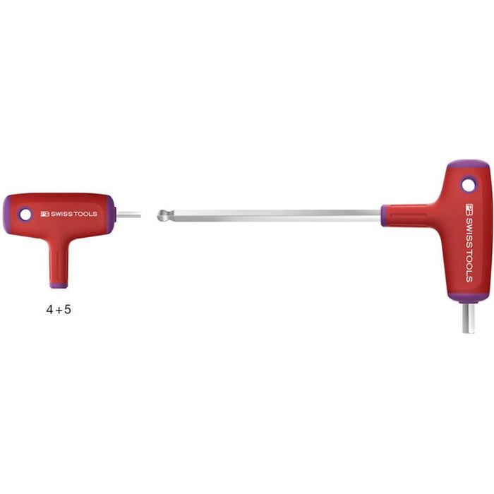 PB Swiss PB 1208.5-150 Hex  Cross-Handle Screwdriver, with Side Drive and Ballpoint, L  - 187 mm