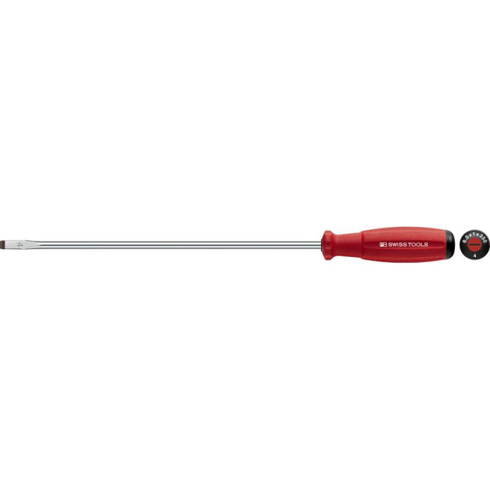 PB Swiss PB 8140.5-100 Screwdriver Slotted with SwissGrip Handle Parallel, L - 210 mm