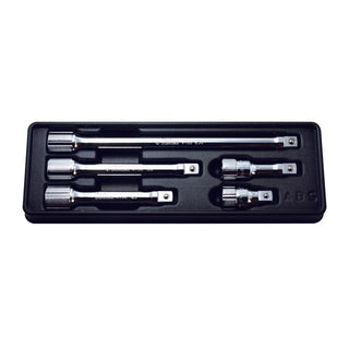 Ko-Ken PK4760/5 1/2 Sq. Dr. Extension Bar set 50-250mm ABS Tray 5 pieces