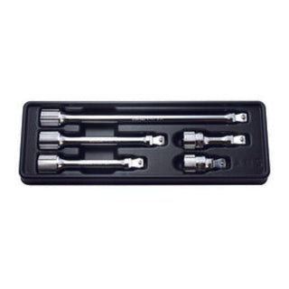 Ko-Ken PK4763/5 1/2 Sq. Dr. Wobble-Fix Extension Bar set 50-250mm ABS Tray 5 pieces