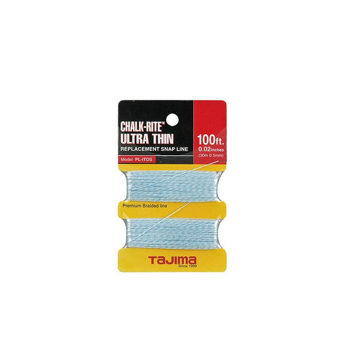 Tajima PL-ITOS Chalk-Rite® Ultra-Thin braided line, 0.5 mm x 30m / 100 ft.