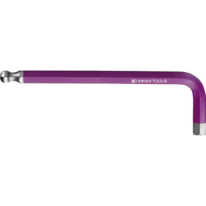 PB Swiss Tools PB 212.8 PU Rainbow L-key, Inbus With Ball End, Purple, 8 mm