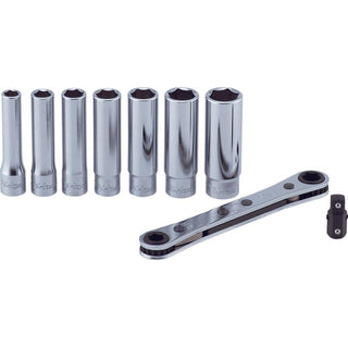 Ko-Ken R810E Socket Set 6-12 mm 6 Point 9 Pieces