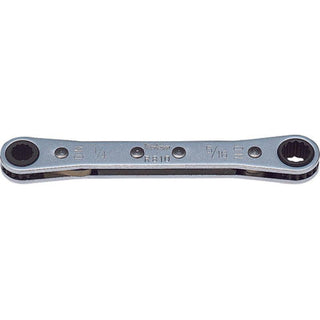 Ko-Ken R810-1/4X5/16 Ratcheting Ring Wrench 1/4x5/16 12 point Length 108mm Reversible