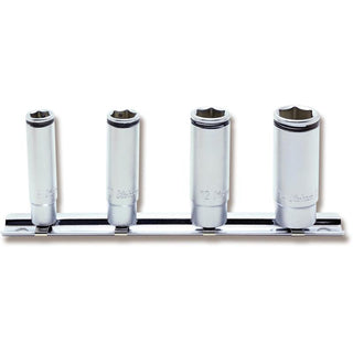 Ko-Ken RS2350M/4 1/4 Inch Sq. Dr. Socket Set 8-14 mm Nut Grip 4 Pieces