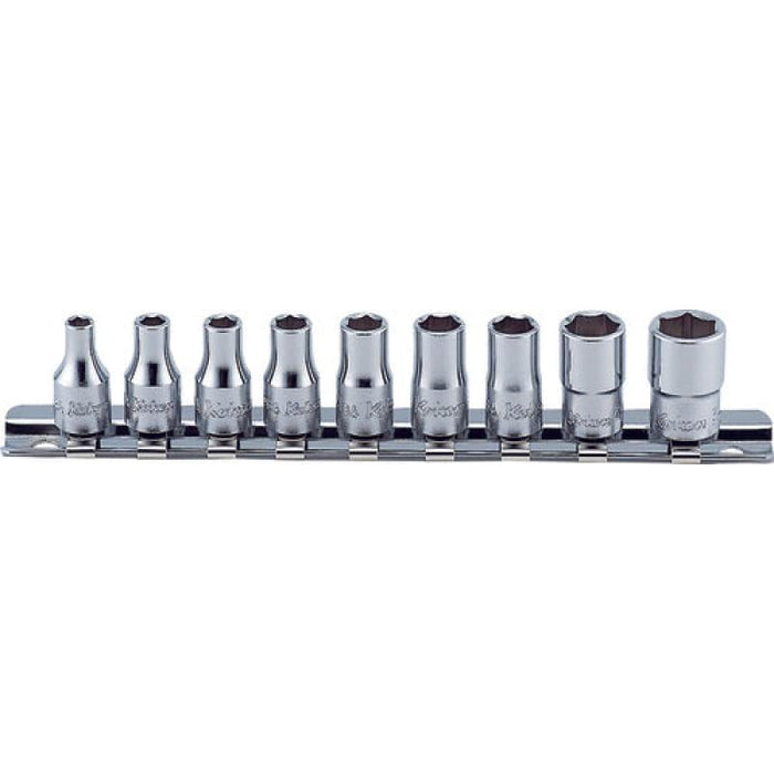 Koken RS2405A/9 1/4 Sq. Dr. Socket set 3/16-1/2 12 point 9 pieces
