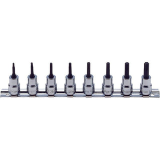 Ko-Ken RS3025/8-L38 3/8 In Sq. Dr. Bit Socket set TORX® T10-T45 Length 38mm 8 Pieces