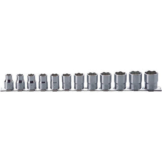 Ko-Ken RS3410M/12 3/8 Inch Sq. Dr. Socket set 8-19 mm Surface 12 Pieces