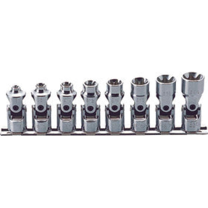 Koken RS3440T/8 3/8 Inch Sq. Dr. Universal Socket set TORX® E6-E20 8 Pieces