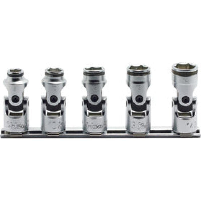 Koken RS3441M/5 3/8 In Sq. Dr. Universal Socket set 8mm-14mm Nut Grip 5 Pieces