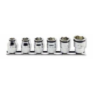 Ko-Ken RS3450MH/6 Socket set 8mm-17mm Nut Grip 150mm 6 pieces 3/8 Sq. Drive