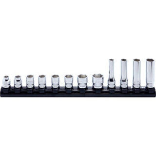 Ko-Ken RS3X00MZ/12 Socket set 8-19mm 6 Point 300mm Z-series 12 pieces 3/8 Sq. Drive