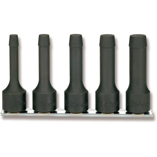 Ko-ken RS4129/5-L75 1/2"Sq. Dr. Bolt Twister Set 8mm-16mm 150 mm 5 Pcs