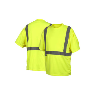 Pyramex RTS2110NP Type R - Class 2 Hi-Vis Lime T-Shirt