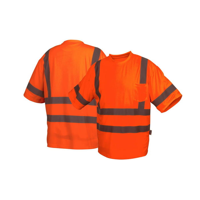 Pyramex RTS34 Type R - Class 3 Hi-Vis T-Shirt with Heat Sealed Tape