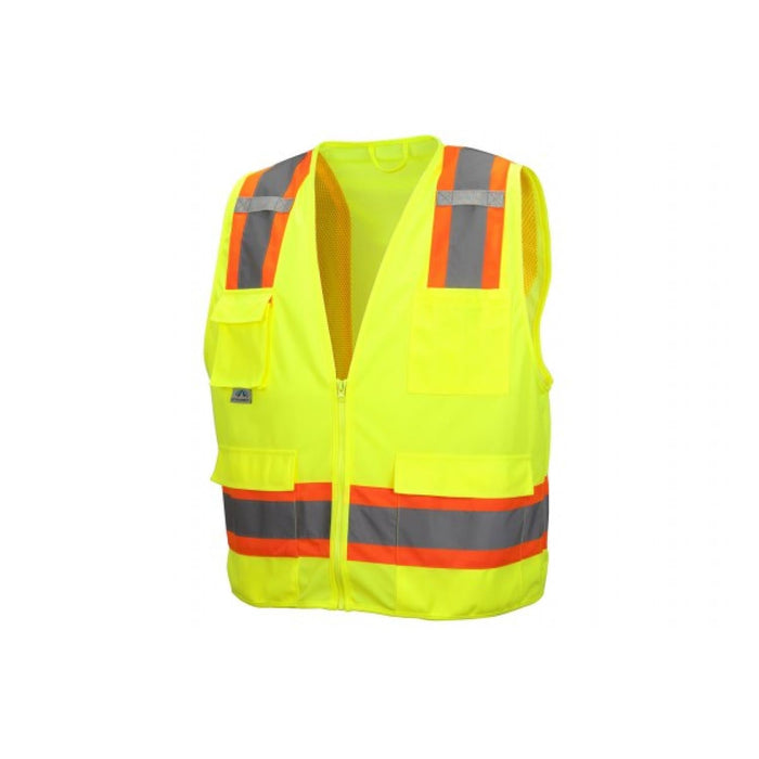 Pyramex Type R - Class 2 Non FR Self Extinguishing Hi-Vis Safety Vest