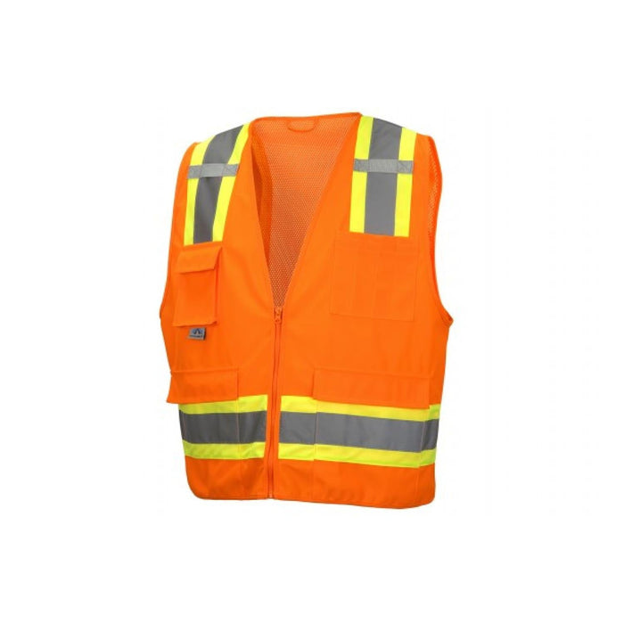 Pyramex Type R - Class 2 Non FR Self Extinguishing Hi-Vis Safety Vest