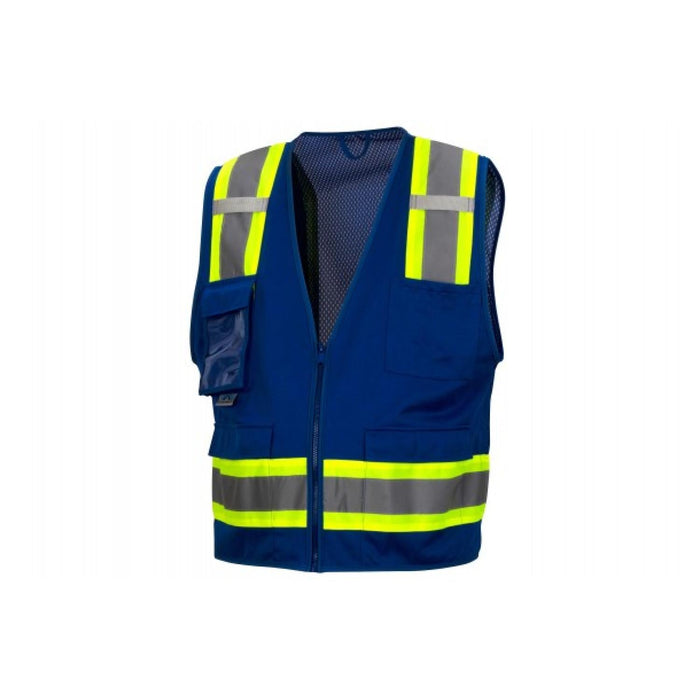 Pyramex RVZ2465CP Blue Safety Vest