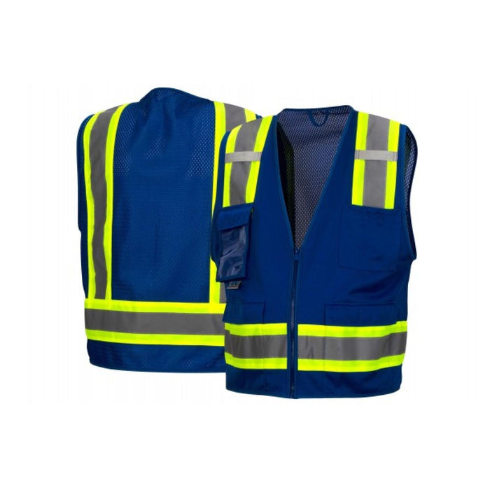Pyramex RVZ2465CP Blue Safety Vest