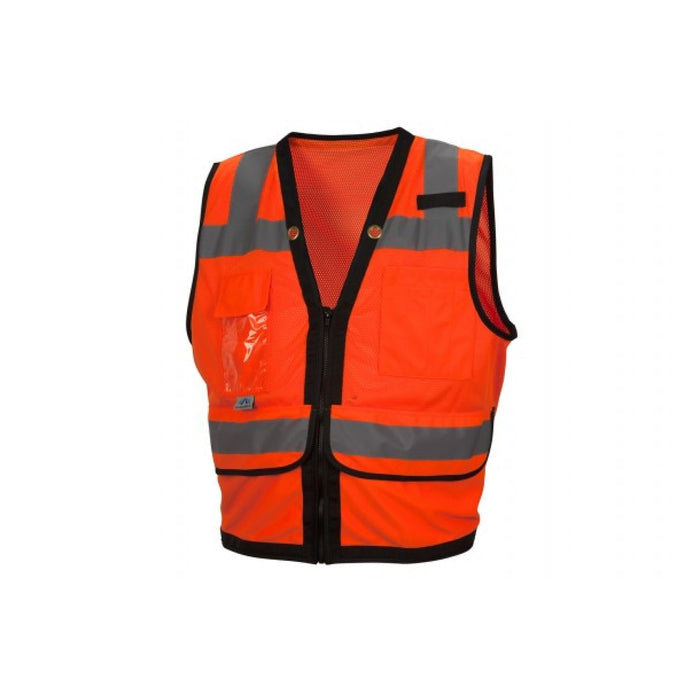 Pyramex RVZ2820 Series Type R - Class 2 Hi-Vis Orange Safety Vest