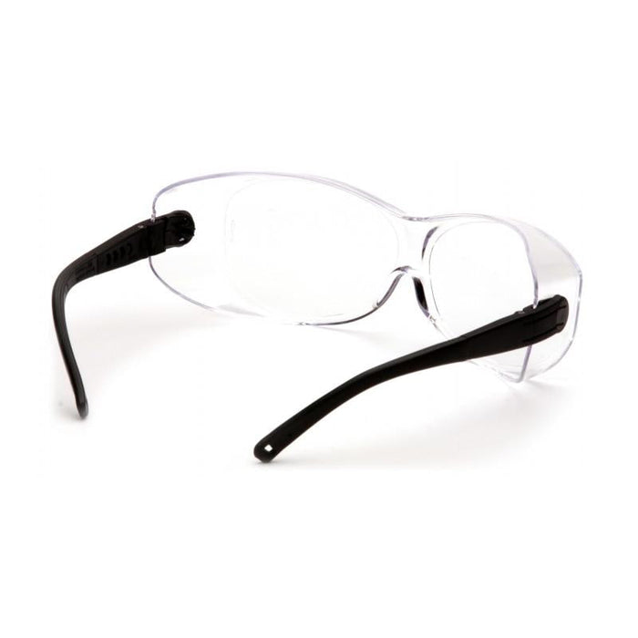 Pyramex S7510SJ OTS XL Clear Lens with Black Temples