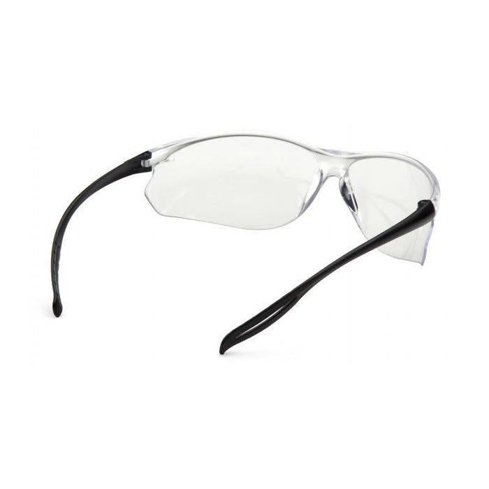 Pyramex S9710S Neshoba Clear Lens with Black Temples