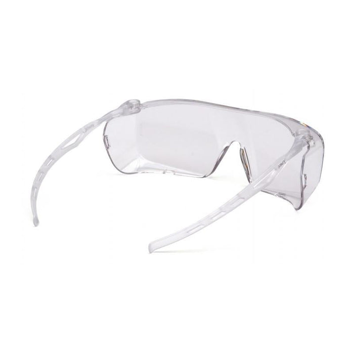 Pyramex PYS9910ST Cappture Retail Clear H2X Anti-Fog Lens with Clear Temples