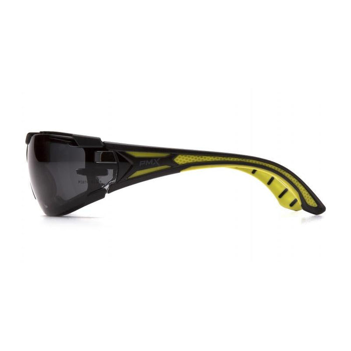 Pyramex SBGR9620STMFP Endeavor Plus - Black-Green Foam Padded Frame/Gray H2MAX Anti-Fog Lens Safety Glasses