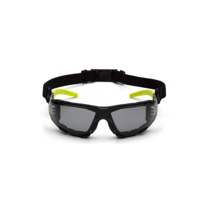 Pyramex SBL10220STMFP Gray H2MAX Anti-Fog Lens with Lime Temples