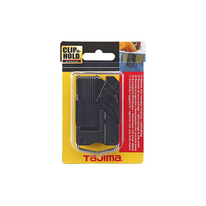 Tajima Tool SF-BHLD-BK Safety Belt Holder Black