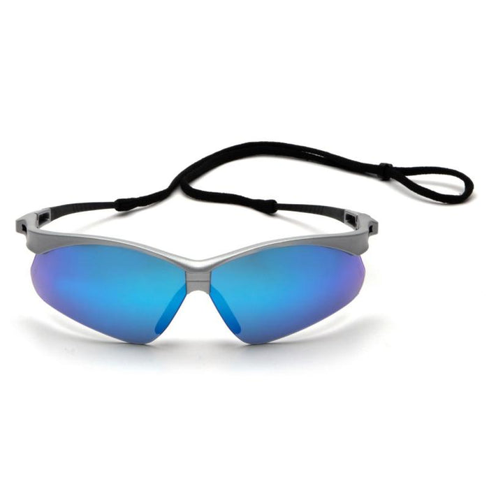 Pyramex SS6365SP Ice Blue Mirror Lens with Silver Frame