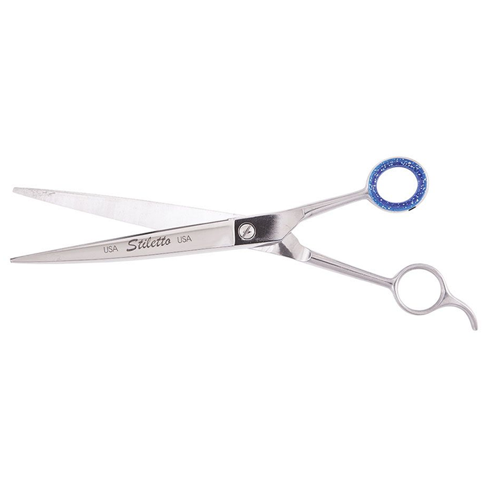 Heritage Cutlery ST85-C Pet Grooming Scissor w/ Semi-Oval Curved Shape Blade, 8 1/2"
