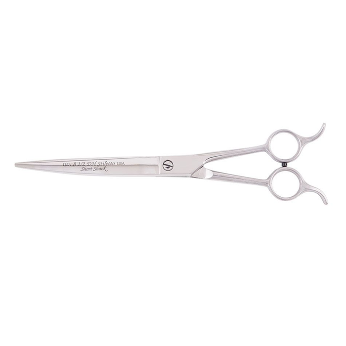 Heritage Cutlery ST85DH-C 10'' Pet Grooming Scissor w/ semi-oval Shape Blade / Double Hook / Curved Blade