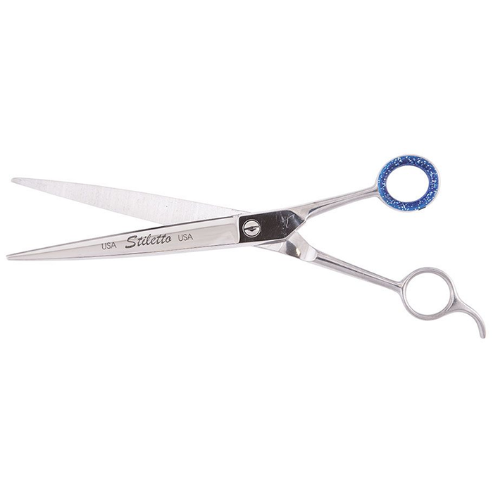 Heritage Cutlery ST85 Pet Grooming Scissor w/ Semi-Oval Shape Blade, 8 1/2"
