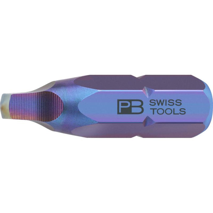 PB Swiss Tools PB C6.185/3 Square Drive Bit, Robertson, 3.4 mm, 25mm
