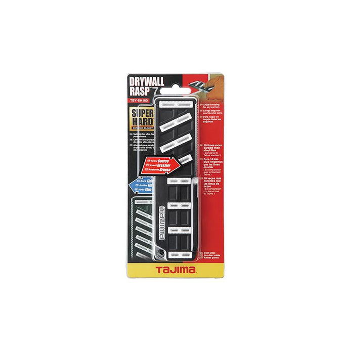 Tajima Tools TBY-SH180 Drywall Rasp 7 SUPER HARD, Double-sided Rasp, —