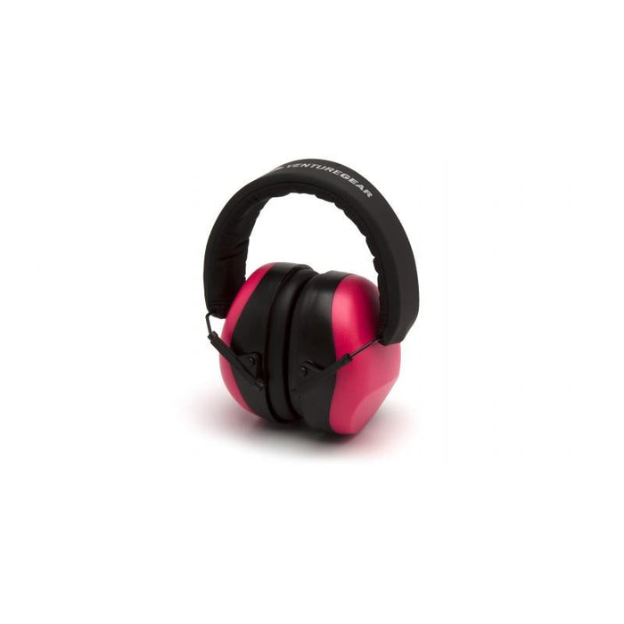 Pyramex VGCOMBO8617 PM8010 Earmuff with Ever-Lite Black Frame and Pink Lens