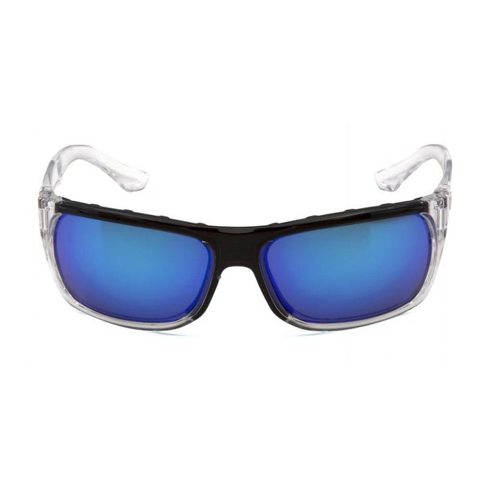 Pyramex VGSC965T Vallejo Ice Blue Mirror Anti-Fog Lens with Clear Frame